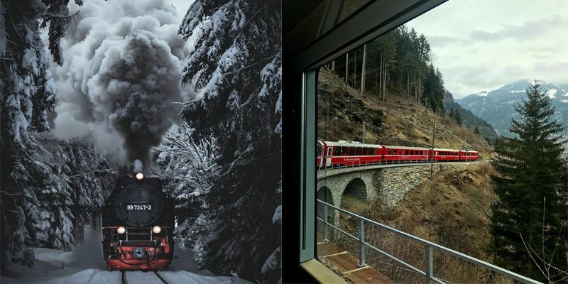 Швейцария. Поезда